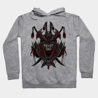 Dark samurai mask Hoodie